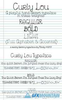 Curly Lou Typeface 1634237