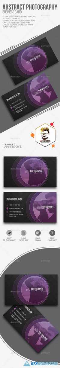 Abstract Photography Business Card 20201859