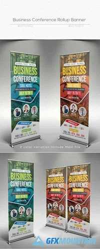Business Conference Rollup Banner 20129880