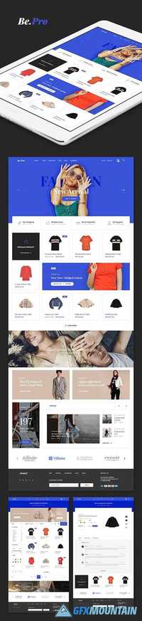 PSD Web Template - Be.Pro - Fashion eCommerce Theme