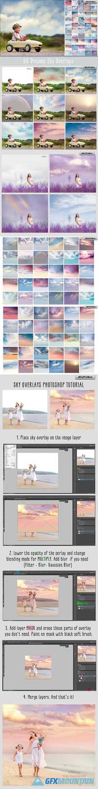 60 DREAMY SKY PHOTO OVERLAYS - 1641837