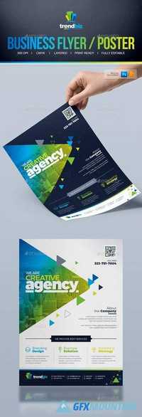 Corporate Business Flyer / Poster Advertising Template 19386679