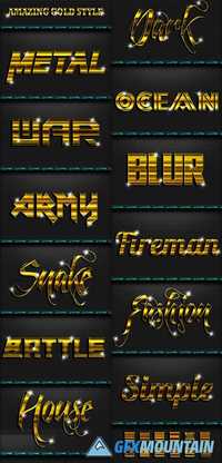 Gold Style Text Effect V.2 20244817