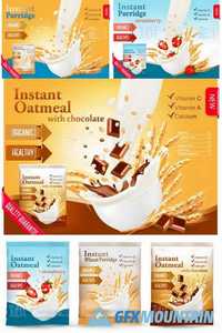 Instant Porridge Advert Concept