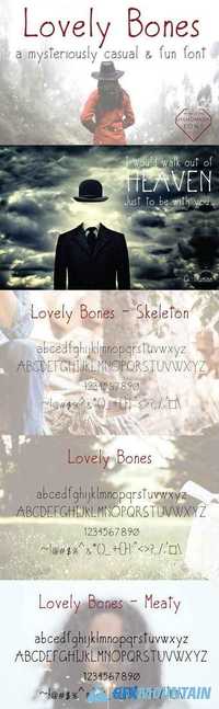Lovely Bones Multi Weight Font 1653956