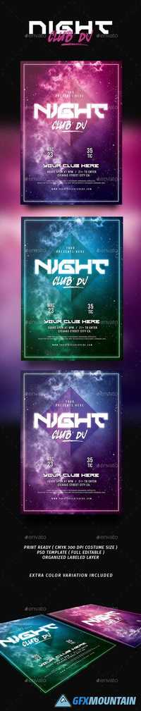 Night Club DJ Flyer 19565603