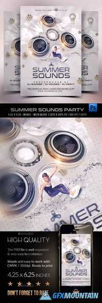 Summer Sounds Party Flyer 20295431