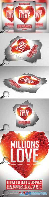 MILLIONS LOVE | PURE FLYER TEMPLATE 1625386