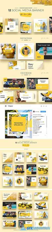 Yellow Autumn Social Media Designs -  1616795
