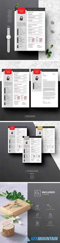 Clean Resume & Cover Letter 1659509