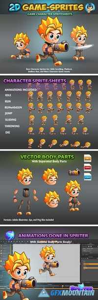 2D Game Character Sprites 1626065