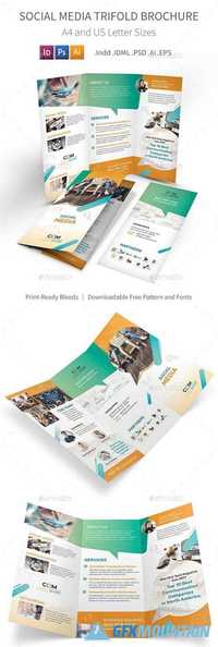 Social Media Trifold Brochure 20382339