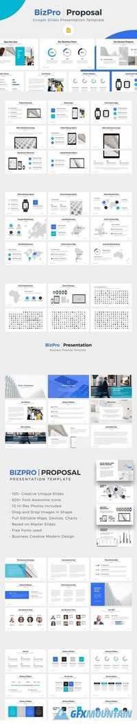 BizPro. Google Slide Presentation Template