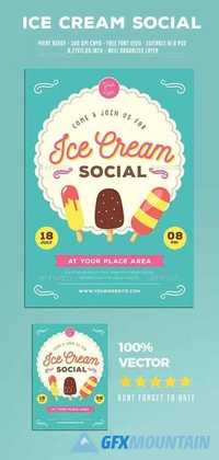 Ice Cream Social Flyer 20250500