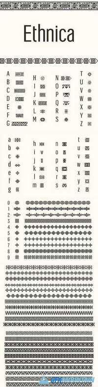Symbol font Ethnica fonts 1703142