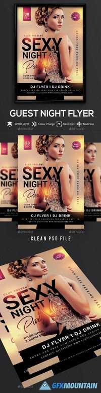 Sexy Night Party Flyer 20389748