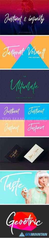 Justinot Infinity Marker Font 170819