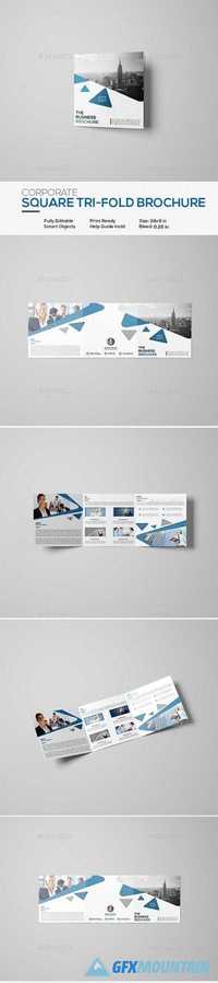 Square Corporate Tri-Fold Brochure 20399816