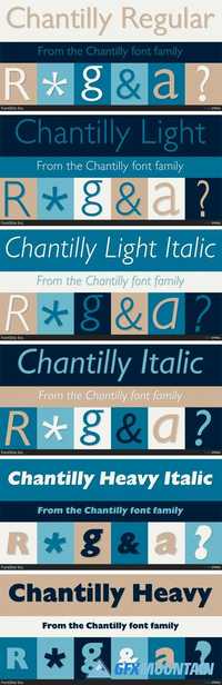 Chantilly Font Family