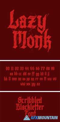 Lazy Monk Font