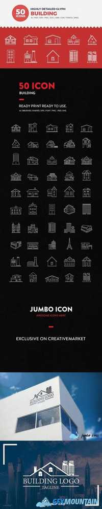 JI-Line Buildings Icons Set 1635588