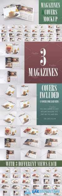 Magazines and Covers Mockup v1 1706914