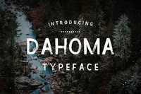 Dahoma typeface 1587913