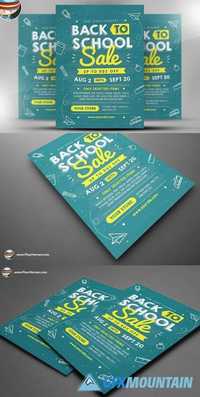 Back to School Sale Flyer Template 1777013