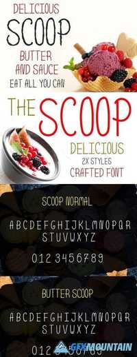 Scoop - Hand Drawn Delicious Font 1698896