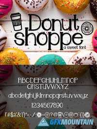 Donut Shoppe a sweet Font 1710148