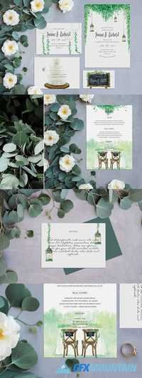 Rustic Wedding Invitation Kit 1788306