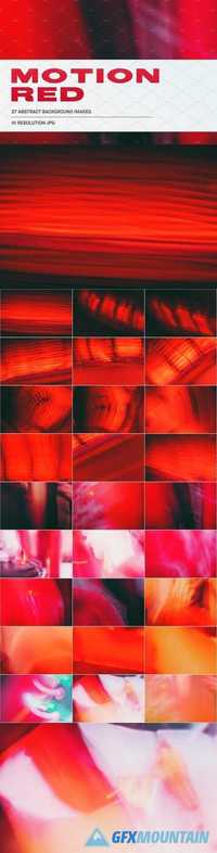 Motion Red Abstract Bundle 900973