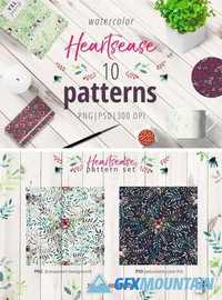 Heartsease Pattern Set 1774945