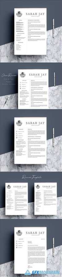 Resume Template 4 pages Clean 1777520