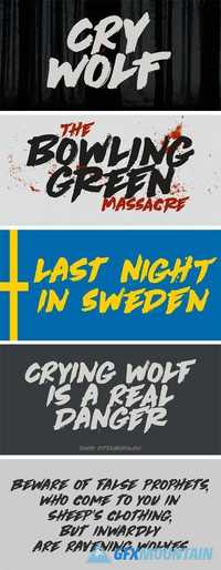 Cry Wolf Font Family