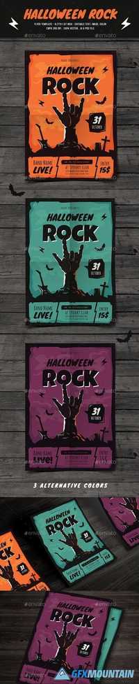 Halloween Rock Flyer 20654091