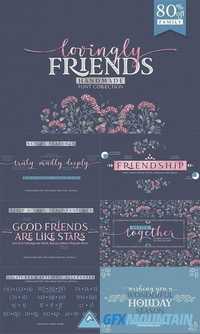 Lovingly Friends Fonts 1782895