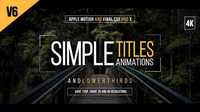 30 Simple Titles for Final Cut Pro X 19631556