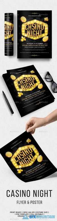 Casino Night Flyer 20588396