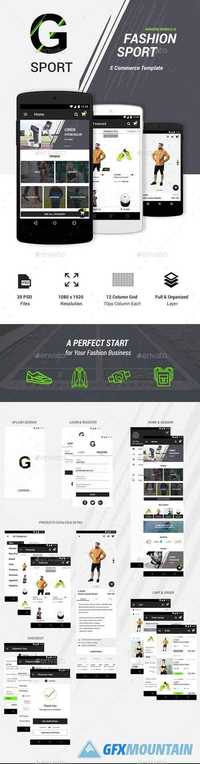 G-Sport | Fashion Ecommerce UI Kit 20565573