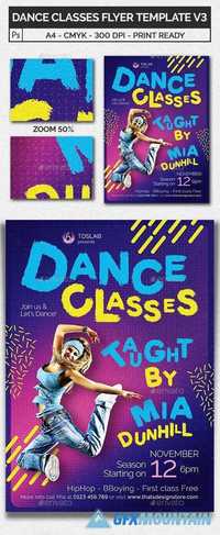 Dance Classes Flyer Template V3 20682506