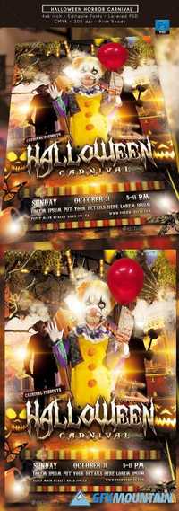 Halloween Horror Carnival Flyer 20706445