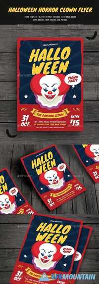 Halloween Horror Clown Festival Flyer 20678094