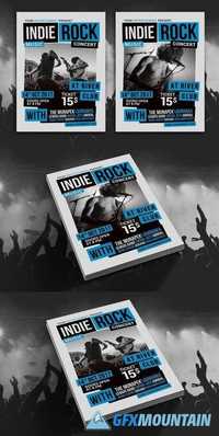 Indie Rock Music Concert Flyer 1911940