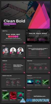 Clean Bold PowerPoint Template 1877964