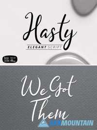 Hasty Elegant Font 1819126