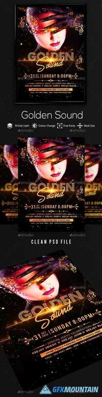 Golden Party Flyer 20735965