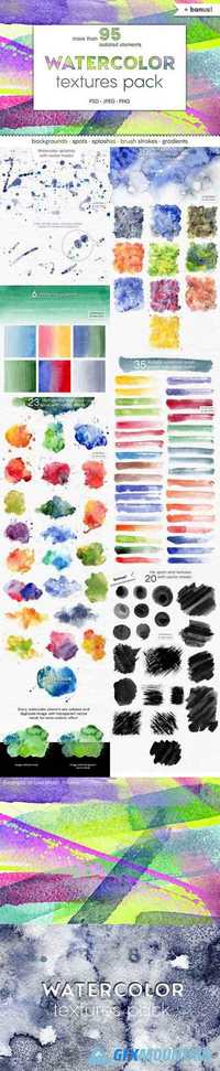 NEW WATERCOLOR TEXTURES PACK - 1867093