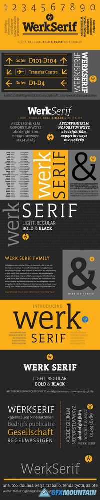 Werk Serif Font Family