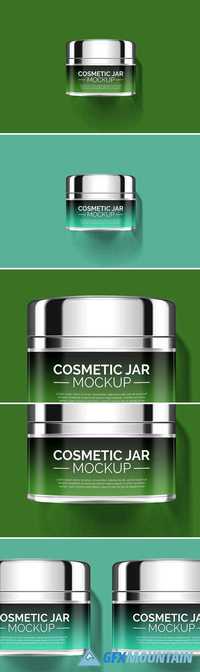 Cosmetic Cream Jar Mockup 1884490